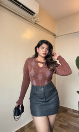 Cut-Out Furr Soft Top