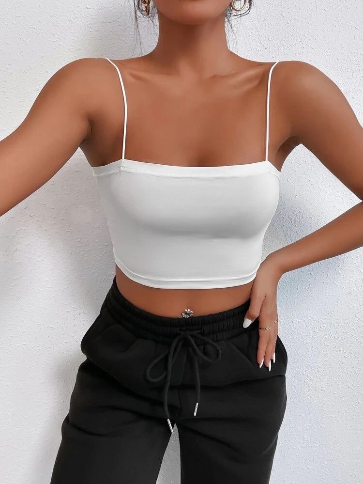 Combo Black White Cami Padded Brallate