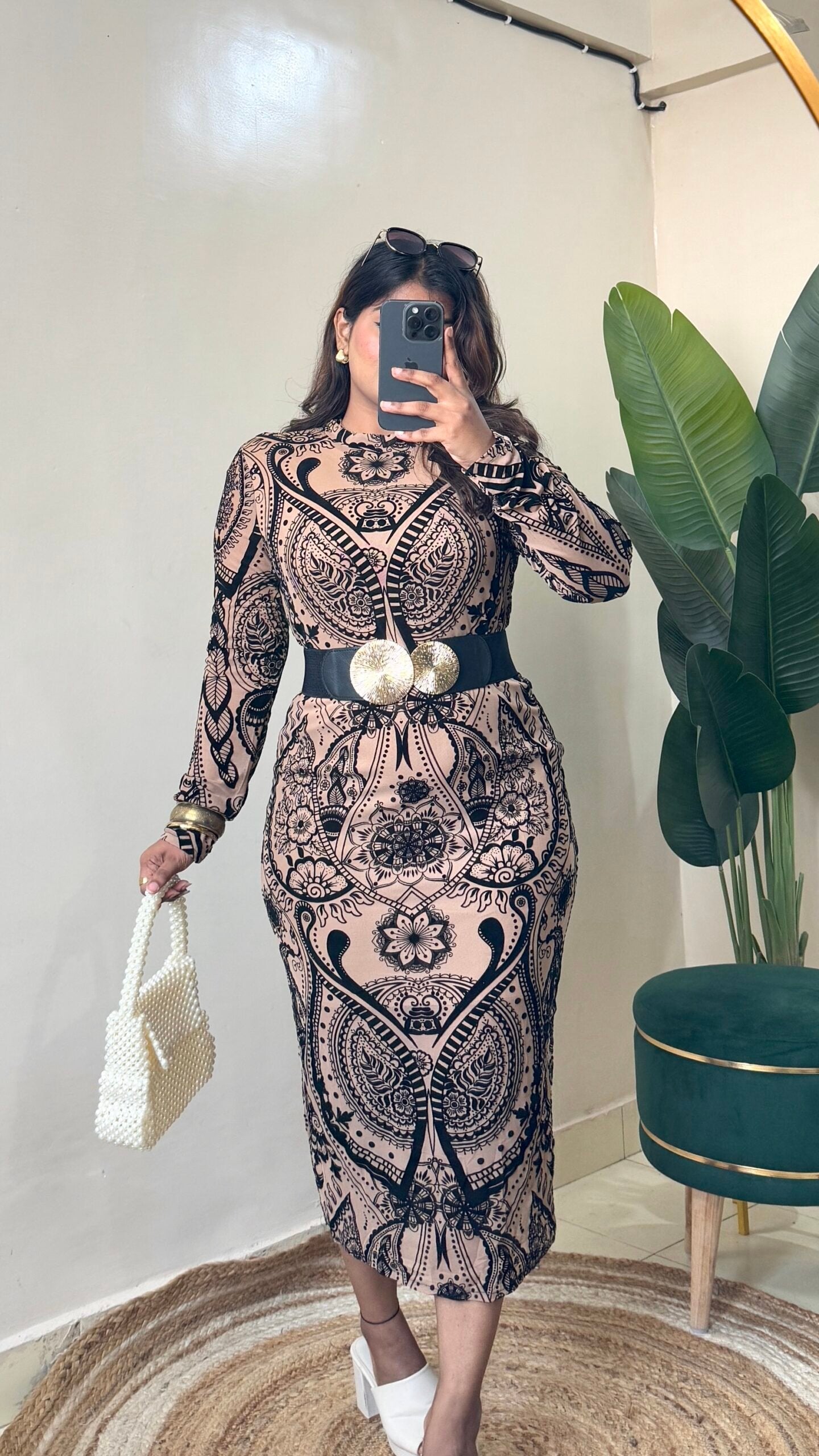 Chrissy Bodycon Dress With Belt
