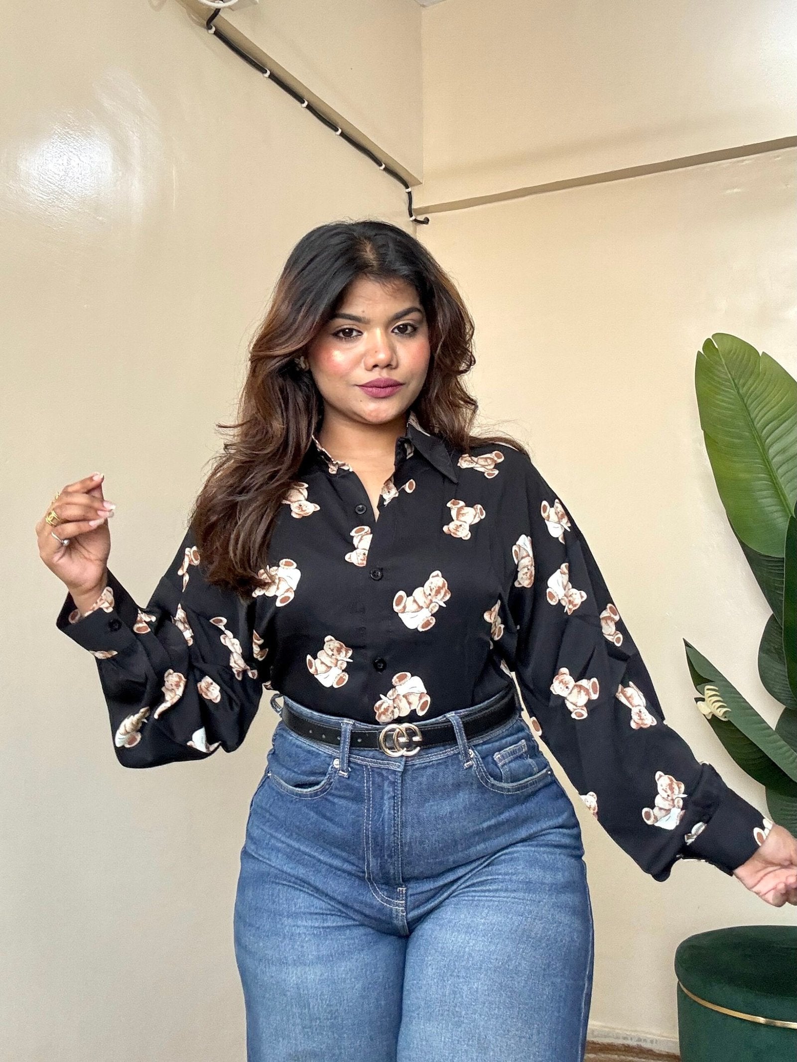 Teddy Print Shirt