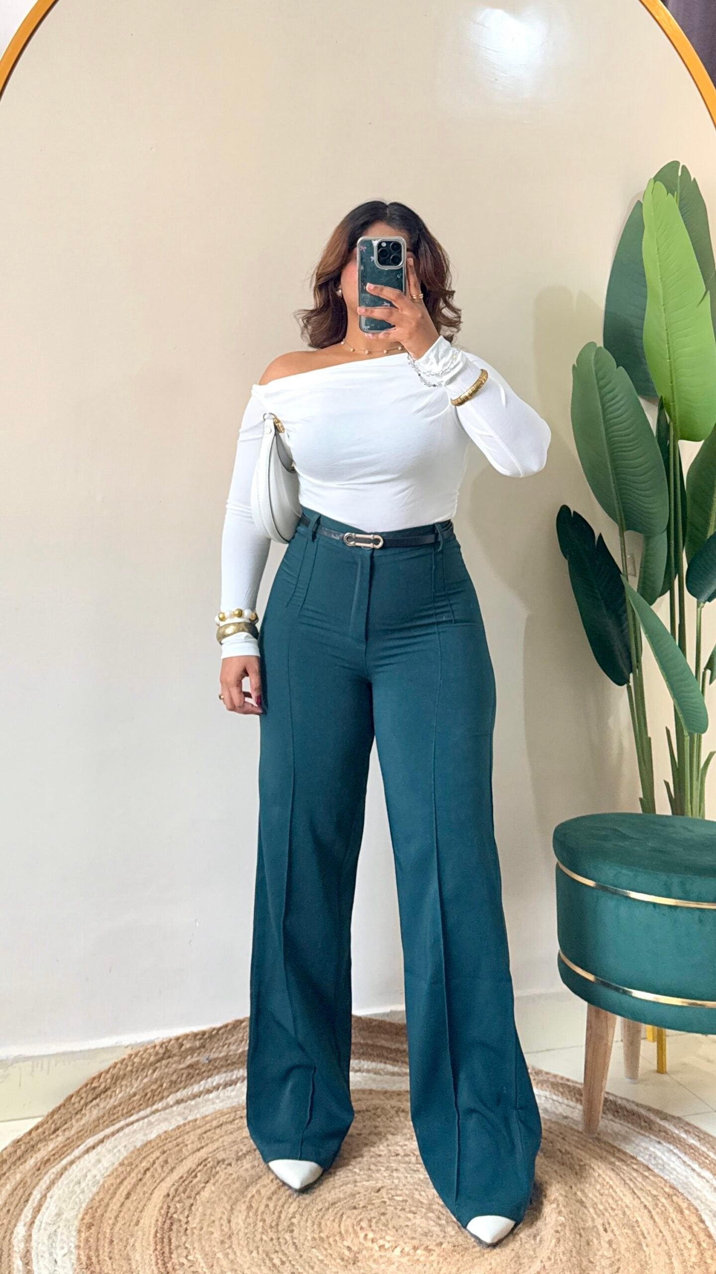 Premium Emerald Green Modest Trouser