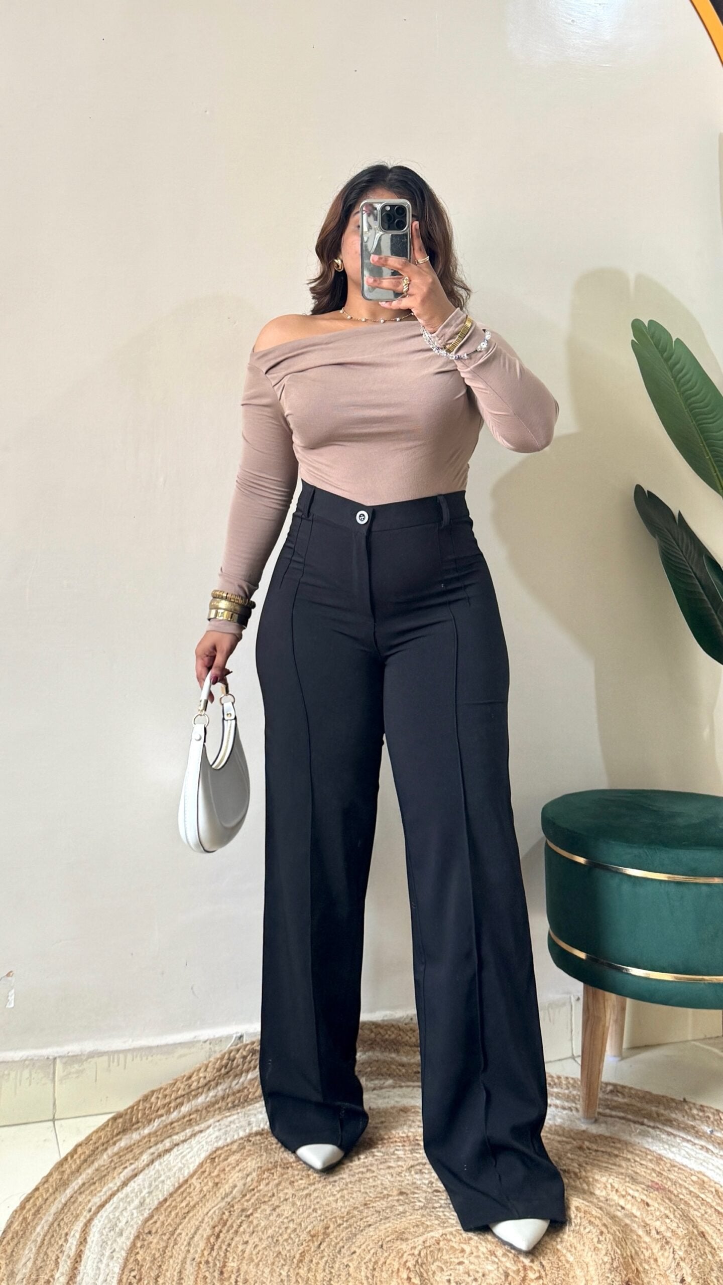 Premium Black Modest Trouser