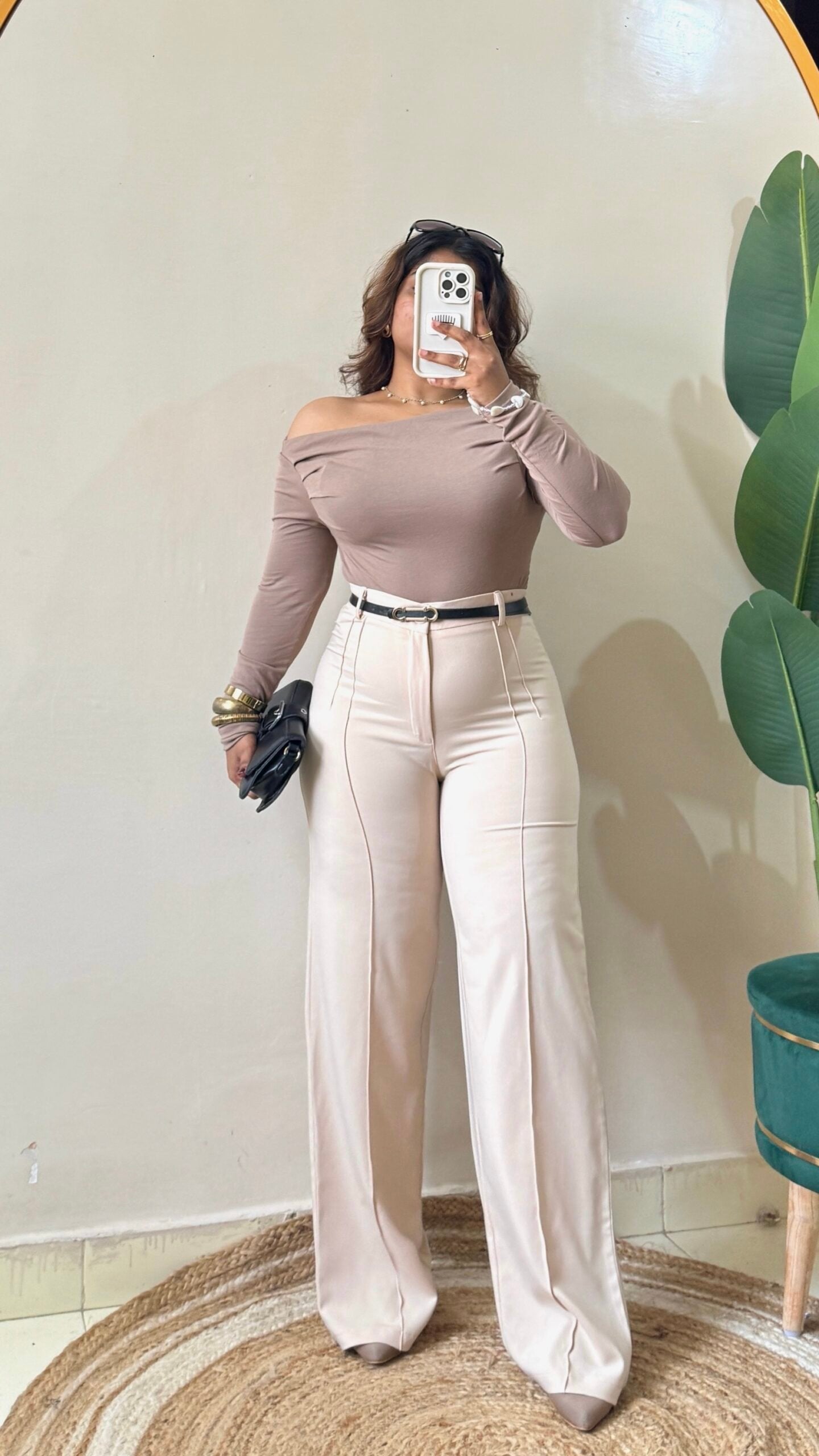 Premium Beige Modest Trouser
